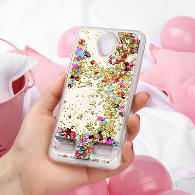 

Akabeila Cover for ZTE Blade A520 A 520 BA520 Case Soft Mirror Dynamic Glitter Phone Protector Cover Shell Bag