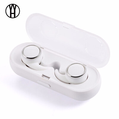 

WH R160 Binaural Mini Bluetooth Earphone Twins headset Stereo Wireless Headphone With Mic Charging Box for xiaomi huawei iphone
