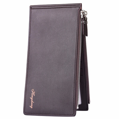 

Business Wallet mens card mobile phone bag light double zipper wallet