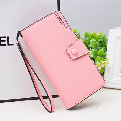 

Ladies multi-function wallet long zipper clasp card bag card wallet tide candy etc