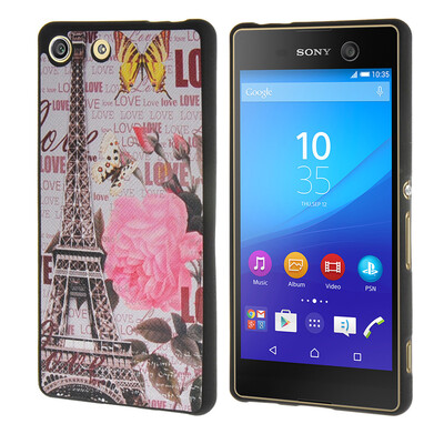

MOONCASE ЧЕХОЛ ДЛЯ Sony Xperia M5 [Personality Patterns] Flexible Soft Silicone Gel TPU Skin Protective /a17