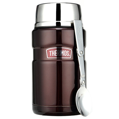 

Jingdong supermarket] THERMOS meal magic teacher braised pot braised beaker 710ml high vacuum stainless steel SK-3020 MB