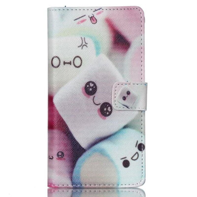 

MITI Huawei p8 phone case Huawei p8 Relief cartoon image painting Leather + Silicone 5.2" back cover stand flip