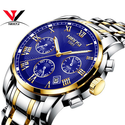 

Relogio Masculino NIBOSI 2018 Mens Watches Top Brand Luxury Watch Men Casual Date Business Male Wristwatches Clock Montre Homme