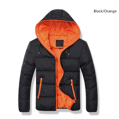 

Fashion coat mens hooded Cotton clothing casual down jacket