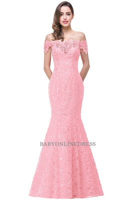 

New Arrival Elegant Crystal Beaded Red Royal Blue Lace Mermaid Long Evening Dresses Prom Party Dress