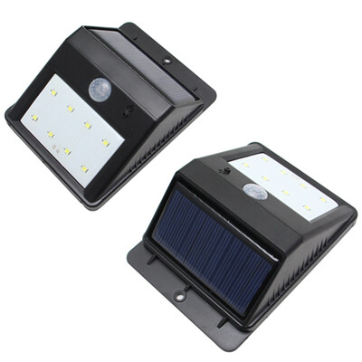 

Triangle 8 LED Solar Power Motion Sensor Garden Lamp Outdoor Waterproof Light