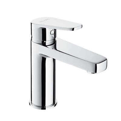 

Hengjie HEGII basin faucet 2500-42W0E copper single hole basin wash basin hot&cold water faucet including inlet hose for under counter basin