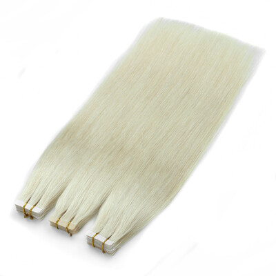 

BHF Hair Tape In Remy Straight Adhesive Hair Extensions Assorted Color Invisible Pu Skin Weft 16"-22" 50GSet 20Pcs