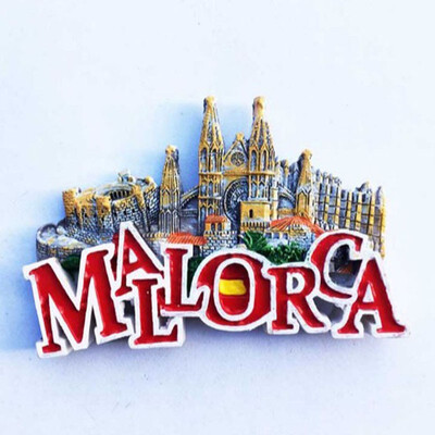

1Pcs Spain Cathedral of Majorca Fridge Magnet Travel Tourist Souvenirs Refrigerator Magnetic Stickers Home Decoration