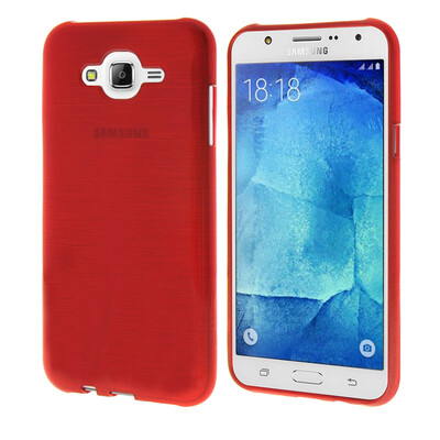 

MOONCASE Durable Colors Soft Silicone Gel TPU Flexible Shell Protective Case Cover for Samsung Galaxy J5 Red