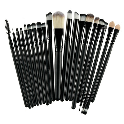 

ROSALIND 20Pcs Professional Makeup Brushes Set Powder Foundation Eyeshadow Make Up Brushes Cosmetics Soft Synthetic Hair