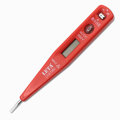 

LeTA LETA digital display electric pen multi-function induction test pencil electroscope screwdriver LT-ET263