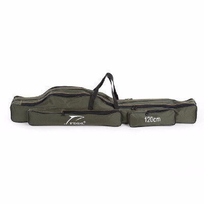 

Portable Folding Fishing Rod Carrier Canvas Fishing Pole Tools Storage Bag Case Fishing Gear Tackle