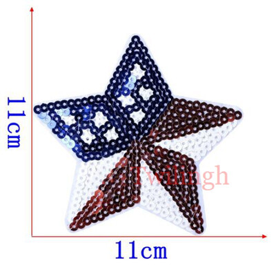

1 pcslot Brand Embroidered Patches Crown Cactus Star Sequin Patch Iron On Fabric Badge Sew On Clothes Appliques DIY Stickers