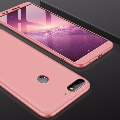 

Goowiiz Phone Case For Huawei Y7 Prime 2018Nova 2 LiteEnjoy 8Honor 7C Fashion Color collision 360 Degree Coverage PC