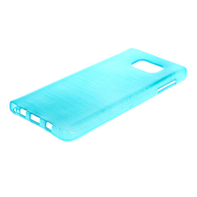 

MOONCASE Case for Samsung Galaxy Note 5 Durable Flexible Soft Gel TPU Silicone Skin Slim Cover Blue