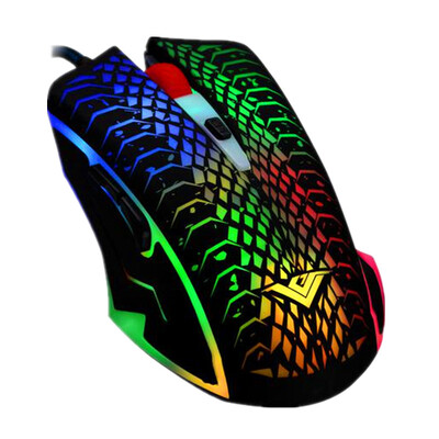 

RAJFOO XS 2400 DPI Optical USB Wired Gaming Mouse Mice For PC Laptop MAC D