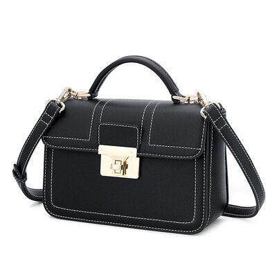 

Scarecrow MEXICAN Womens Bag Shoulder Messenger Bag Women Fashion Retro Small Square Bag Simple Elegant Commuter Tote Bag Black
