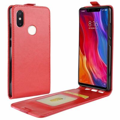 

for Xiaomi Mi 8 Mi8 WIERSS Flip Leather Case for Xiaomi Mi 8 SE Retro Wallet Case Leather Cover Cases Fundas Capa Coque Etui