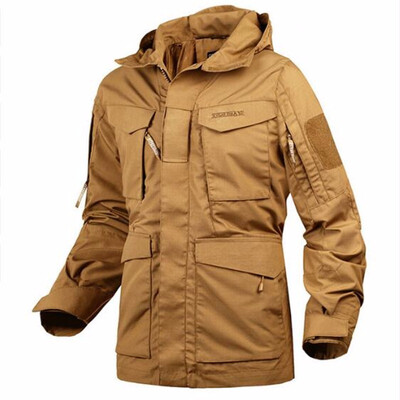 

Brand Men Tactical Clothing US Army M65 Military Field Jacket Trench Coats Hoodie Casaco Masculino Windbreaker Men Autumn
