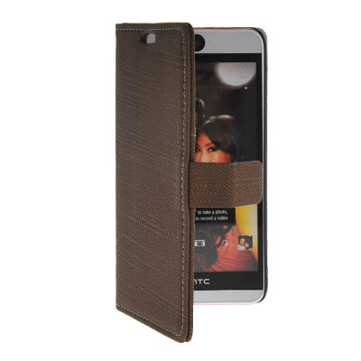 

MOONCASE Slim Leather Side Flip Wallet Card Slot Pouch with Kickstand Shell Back чехол для HTC Desire Eye Coffee