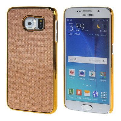 

MOONCASE Galsxy S6 Case Gold Chrome Scale films Style Hard Back Case Cover for Samsung Galsxy S6 Gold