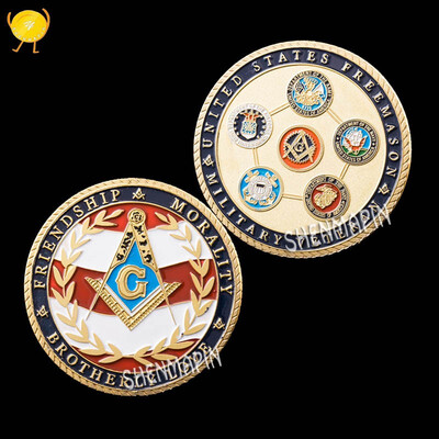 

Masonic belief commemorative coin