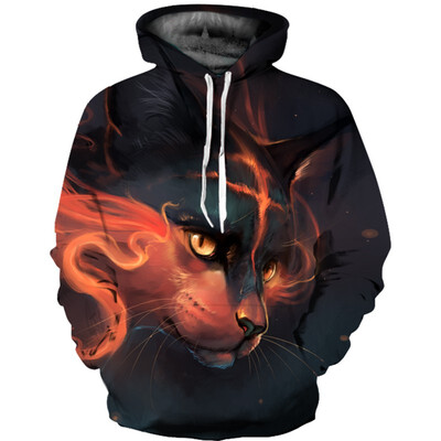 

Mens Hoodie 3D Printed Women Pullover Sweater