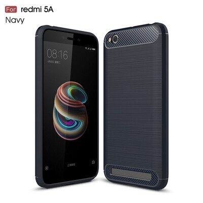 

For Xiaomi Redmi 5A Carbon Fiber Phone Cases Soft TPU Anti-Knock Cover For Xiaomi Redmi 5A case