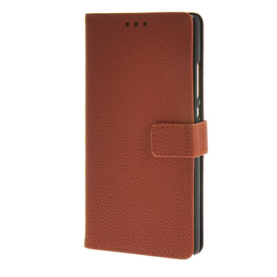 

MOONCASE Huawei Ascend P8 чехол Лич Слот кожи Кожа карт бумажника сальто Кронштейн задней стороны обложки Браун
