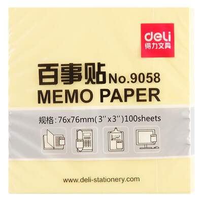 

Deli 9058 76 76mm notes paper notes convenience stickers Pepsi stickers 18
