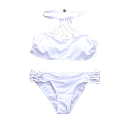

Sexy Women Bandage Swimwear Bikini Set Push-Up Padded Swimsuit Bathing Beachwear