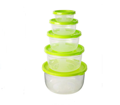 

Love life environmental protection microwave oven refrigerator box 5 piece seal box Food storage box Dry fruit box