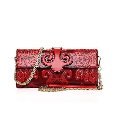 

New Chinese style fashion women handbags stereotypes embossed shoulder bag high quality messenger bag PU leather crossbody bag 4 colors