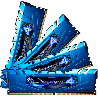 

GSkill 32G 8G 4 Series Ripjaws DDR4 Desktop Memory Blue