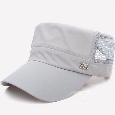

ans Hat Quick Drying Flat Cap Thin Material Net Cap Summer Outdoors Sun Hat Sunshade Hat New Style