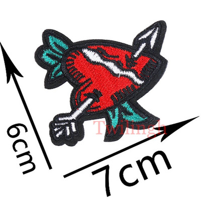 

1 Pc Badge Horse Patches Iron-on Sew-on Embroidery Patch Motif Applique Garment Children Women DIY Clothes Sticker Wedding Party