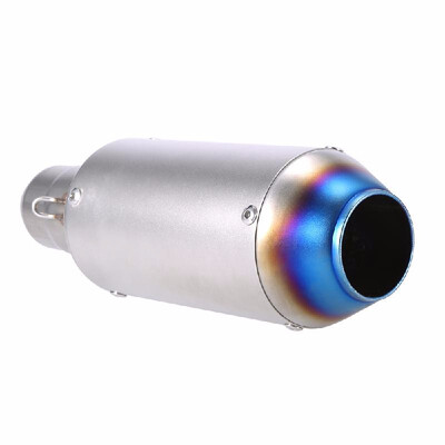 

51mm Blue Decoration Cool Style Refit Exhaust Muffler Pipe for Motorcycles ATV Universal