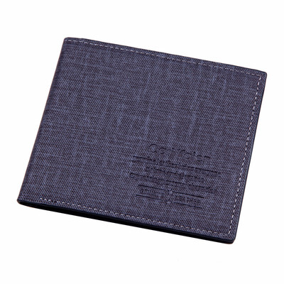 

Cross section personality Korean Edition mens wallet multi card student Qian Jiachao