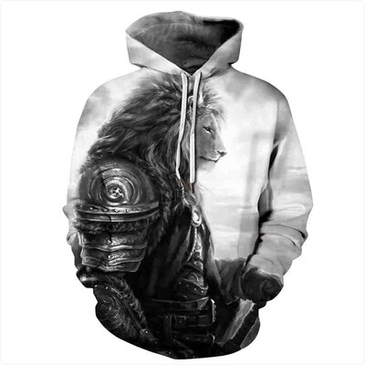 

QYDM-342Mens Hoodie 3D Printed Women Pullover Sweater