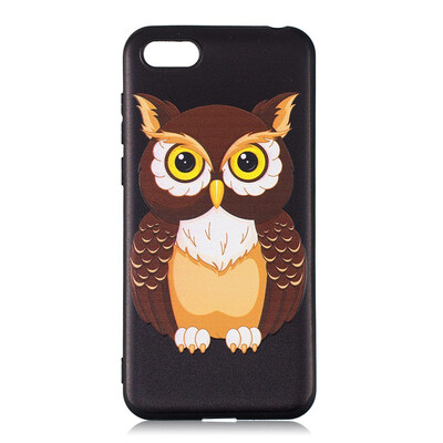 

Huawei Honor Y5 2018 Case Embossed Soft TPU Shockproof Print Protective Cover
