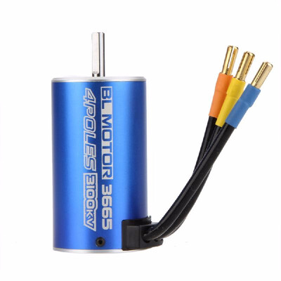 

3665 Hot Fashion Toys & Hobbies RC Cars Accessories 4Poles 3100KV Brushless Motor for RC Car Boat