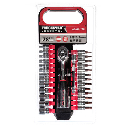 

Forgies Forgestar AS010-28R 28 pieces of 6.3mm integrated sets
