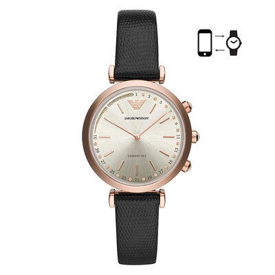 

Emporio Armani watch 4th generation new light luxury fashion business Europe&America smart watch ladies watch quartz stainless steel belt Jingdong self-operated new ART3027