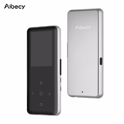 

Aibecy M49 BT MP4 Music Player with Lightweight Aluminum Case Built-in Speaker FM Radio Recording E-book Video Picture Browse Fun