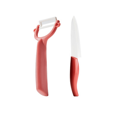 

Gb good boy ceramic food knife planing combination peach powder