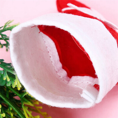 

Christmas Stockings 7 pieceslot Stocking Tableware cover Red color Decoration knife folk cover Christmas Decoration Supplies