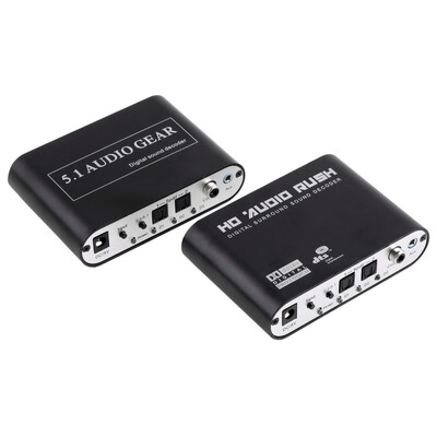 

SPDIFCoaxial Digital DTSAC3 5121CH to Analog Audio Decoder Converter 51A Black