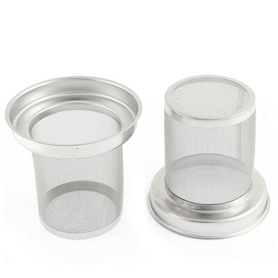 

UpperX Stainless Steel Round Loose Tea Infuser Filter Strainer Cup Mug 2 Pcs
